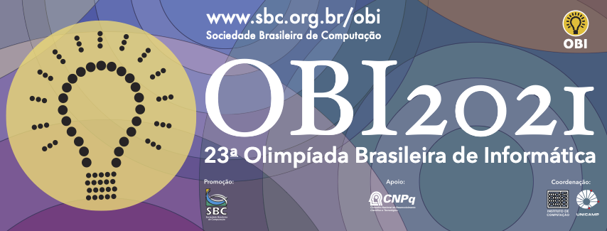 Logo da Olimpíada Brasileira de Informática 2021