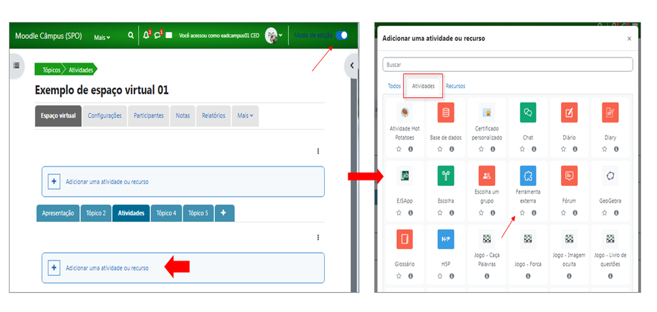 Sistema de papéis e permissões do Moodle - Moodle Grupos - Apoio à